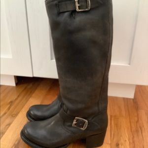 Frye Vera Slouch Tall Boot, Black, size 8.5
